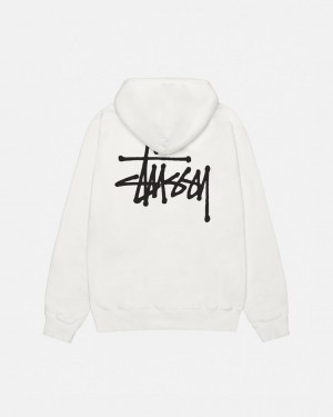 Stussy Basic Stussy Hoodie Pigment Dyed - Unisex Hoodies Bege | PTQCS74204