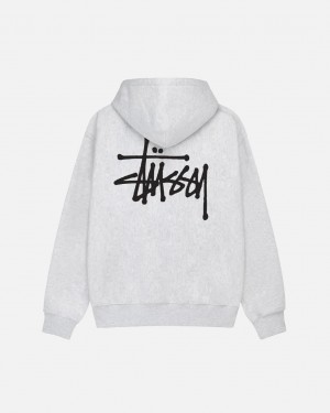 Stussy Basic Stussy Hoodie - Unisex Hoodies Cinzentas | SPTVO89513