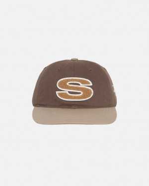 Stussy Chenille S Low Pro Cap - Unisex Marrom | PTCVG47654