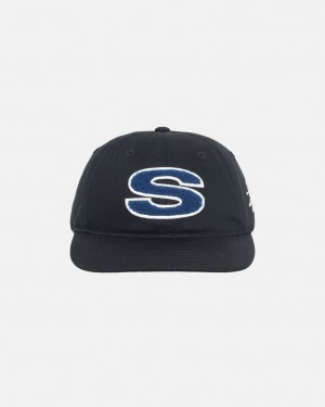 Stussy Chenille S Low Pro Cap - Unisex Pretas | PTNZX55264