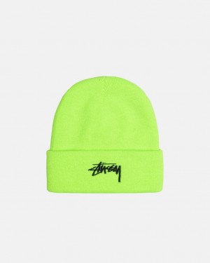 Stussy Cuff Beanie Stock - Unisex Verdes | PTDYB28691