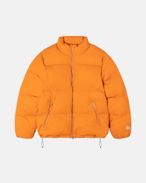 Stussy Down Puffer Nylon - Unisex Jackets Laranja | PTIIZ84243