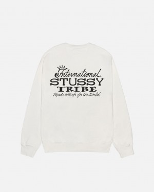 Stussy IST Crew Pigment Dyed - Unisex Hoodies Bege | YPTVQ97950