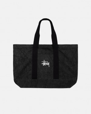 Stussy Lona Extra Large Tote Bag - Unisex Bags Pretas | PTEGJ33968