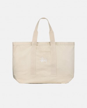 Stussy Lona Extra Large Tote Bag - Unisex Bags Bege | BPTSD51635