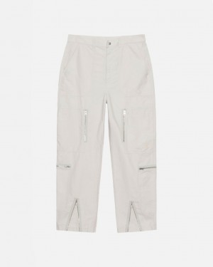 Stussy Nyco Flight Pant - Unisex Jeans Pants Creme | PTJKU60653