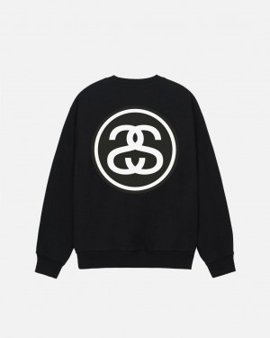 Stussy SS-Link Crew - Unisex Hoodies Pretas | UPTND20998