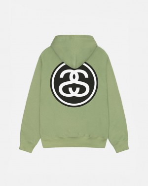 Stussy SS-Link Hoodie - Unisex Hoodies Verdes | YPTVQ99025