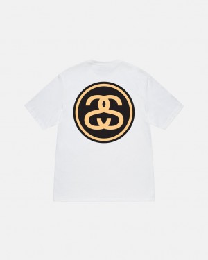 Stussy SS-Link Tee - Unisex Shortsleeve Branco | PPTQX94970