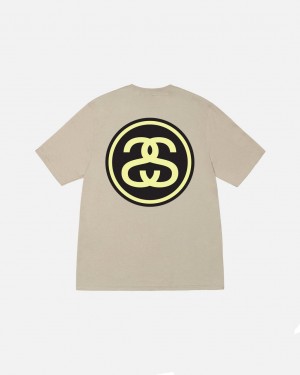 Stussy SS-Link Tee - Unisex Shortsleeve Caqui | PTDYB88618