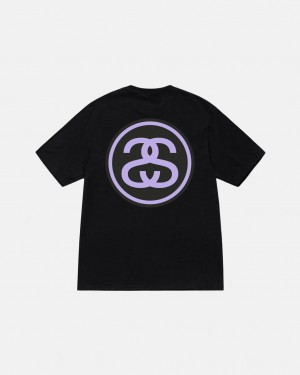 Stussy SS-Link Tee - Unisex Shortsleeve Pretas | DPTVO97291