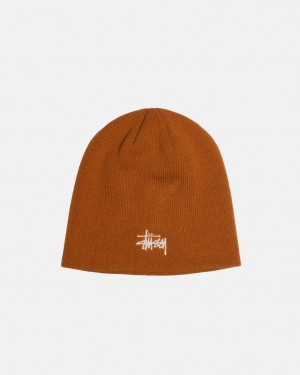 Stussy Skullcap Basic - Unisex Marrom | ZPTNQ17553