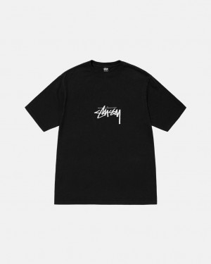 Stussy Small Stock Tee Pigment Dyed - Unisex Shortsleeve Pretas | GPTUC90941