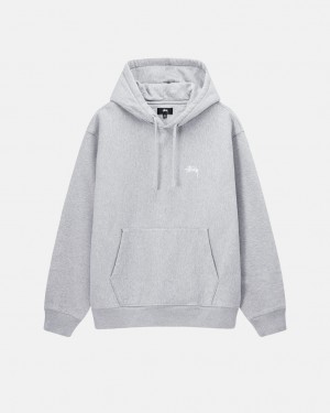 Stussy Stock Logo Hoodie - Unisex Hoodies Cinzentas | SPTNY45626