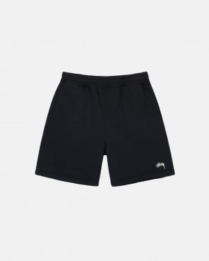 Stussy Stock Logo Sweatshort - Unisex Shorts Trunks Pretas | GPTEC64975