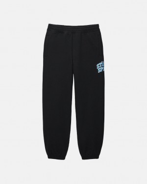 Stussy Stüssy Esportivos Sweatpant - Unisex Jeans Pants Pretas | PTCVG92965