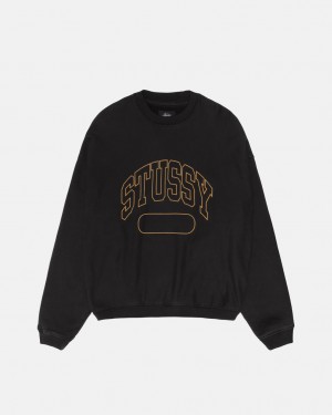 Stussy Varsity Oversized Crew - Unisex Hoodies Pretas | EPTVG13129