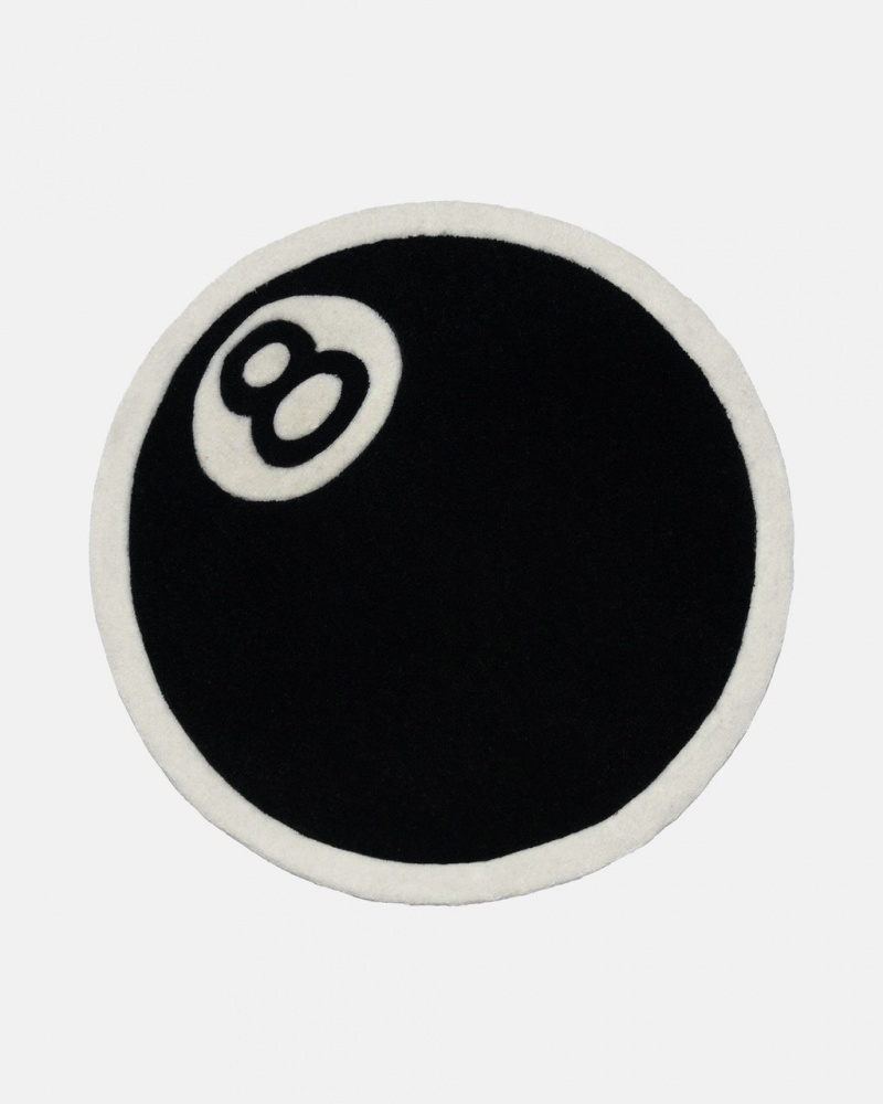 Stussy 8-Ball Rug - Home Goods Pretas | XPTBH94757