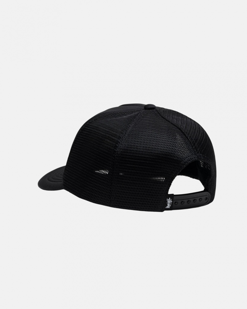 Stussy 8 Ball Trucker Cap - Unisex Pretas | TPTWZ27603