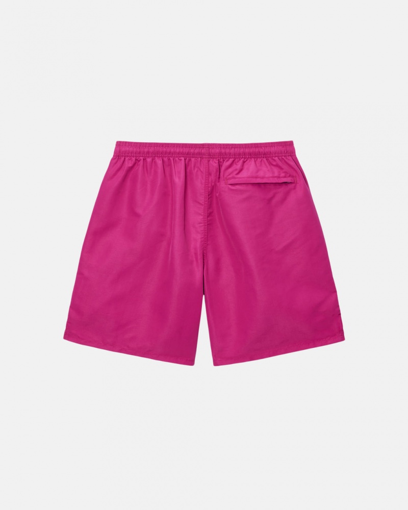 Stussy Agua Curta Big Basic - Unisex Shorts Trunks Rosa | LPTSX19133