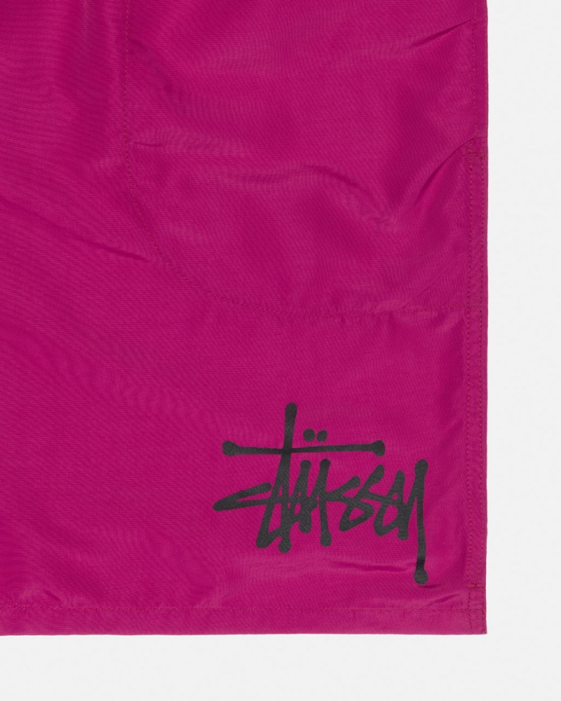 Stussy Agua Curta Big Basic - Unisex Shorts Trunks Rosa | LPTSX19133