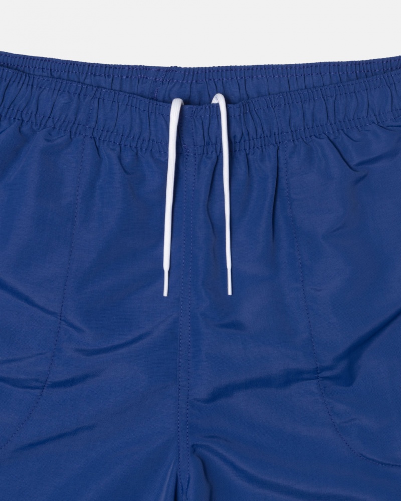 Stussy Agua Curta Stock - Unisex Shorts Trunks Azuis Escuro | LPTSX47825