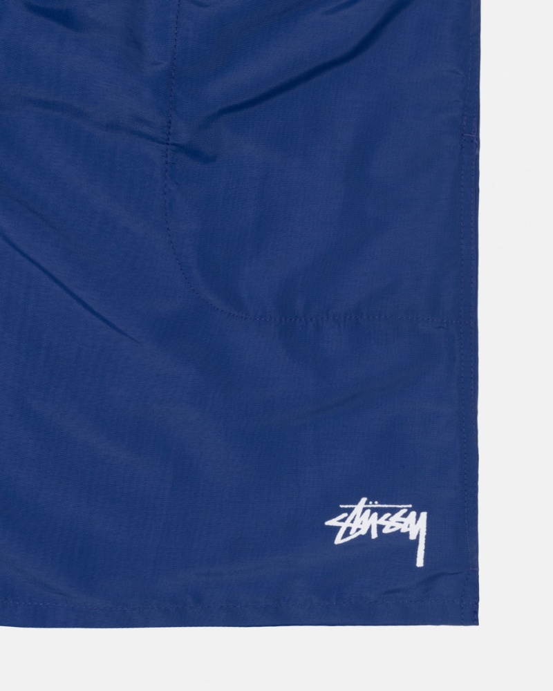 Stussy Agua Curta Stock - Unisex Shorts Trunks Azuis Escuro | LPTSX47825