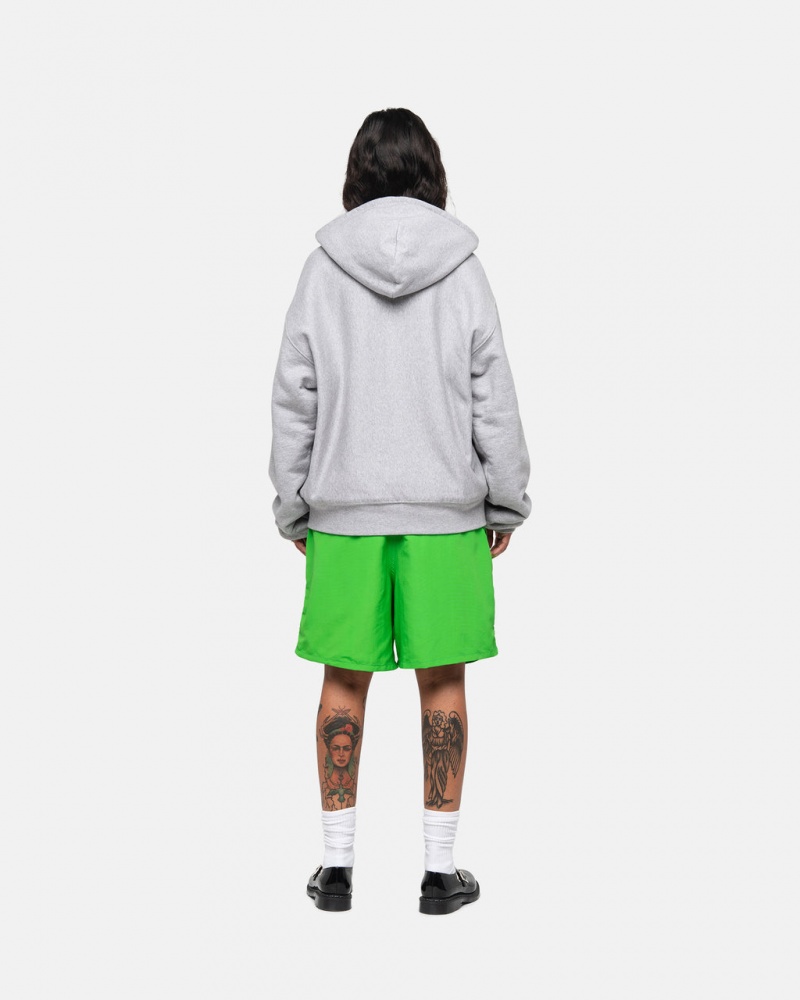 Stussy Agua Curta Stock - Unisex Shorts Trunks Verdes | GPTUC41283