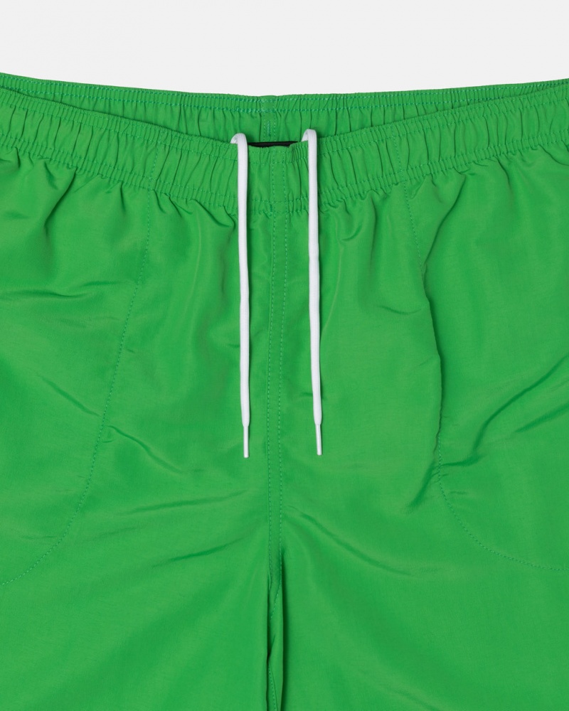 Stussy Agua Curta Stock - Unisex Shorts Trunks Verdes | GPTUC41283