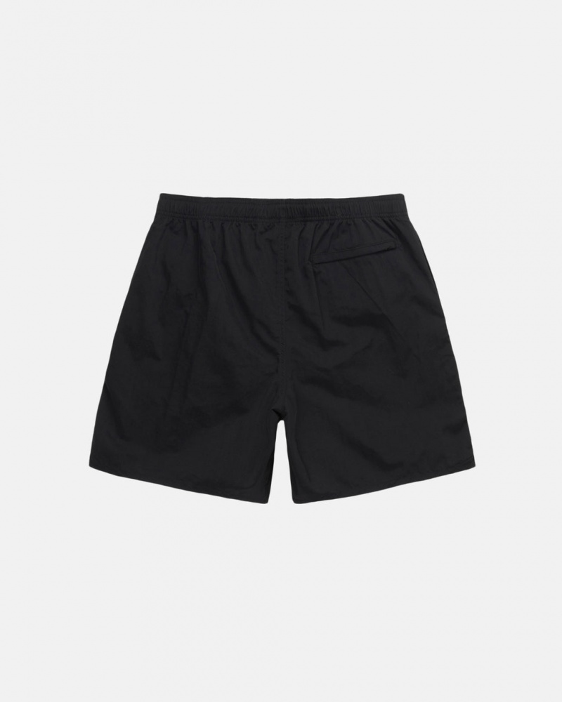 Stussy Agua Curta Stock - Unisex Shorts Trunks Pretas | PTCVG72066