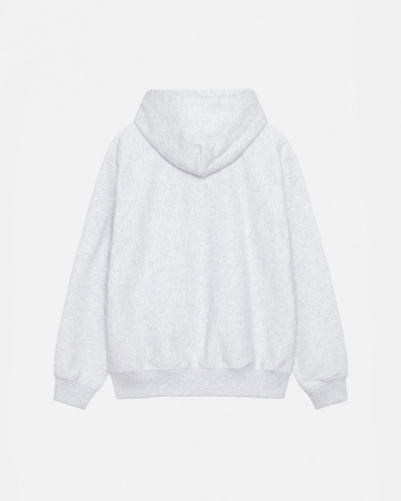 Stussy Basic Applique Hoodie - Unisex Hoodies Cinzentas | PTJZR54080