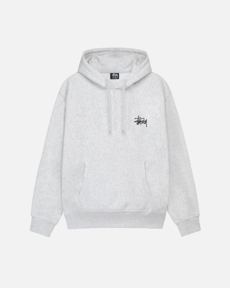 Stussy Basic Stussy Hoodie - Unisex Hoodies Cinzentas | SPTVO89513