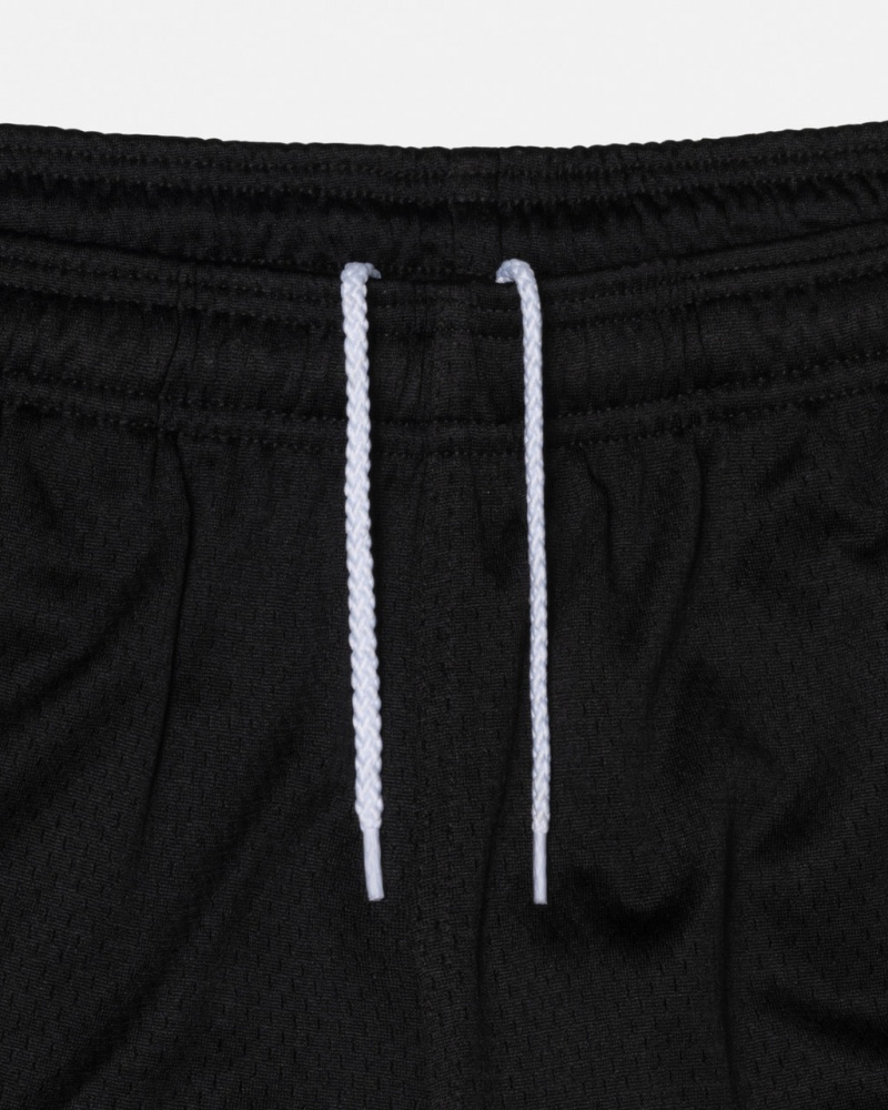 Stussy Big Basic Mesh Curta - Men&s Shorts Trunks Pretas | PTNEJ82862