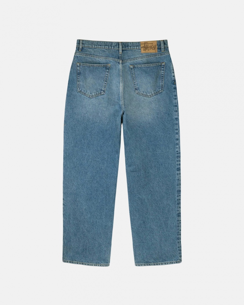 Stussy Big Ol& Jean Denim - Unisex Denim Azuis | LPTTR58300