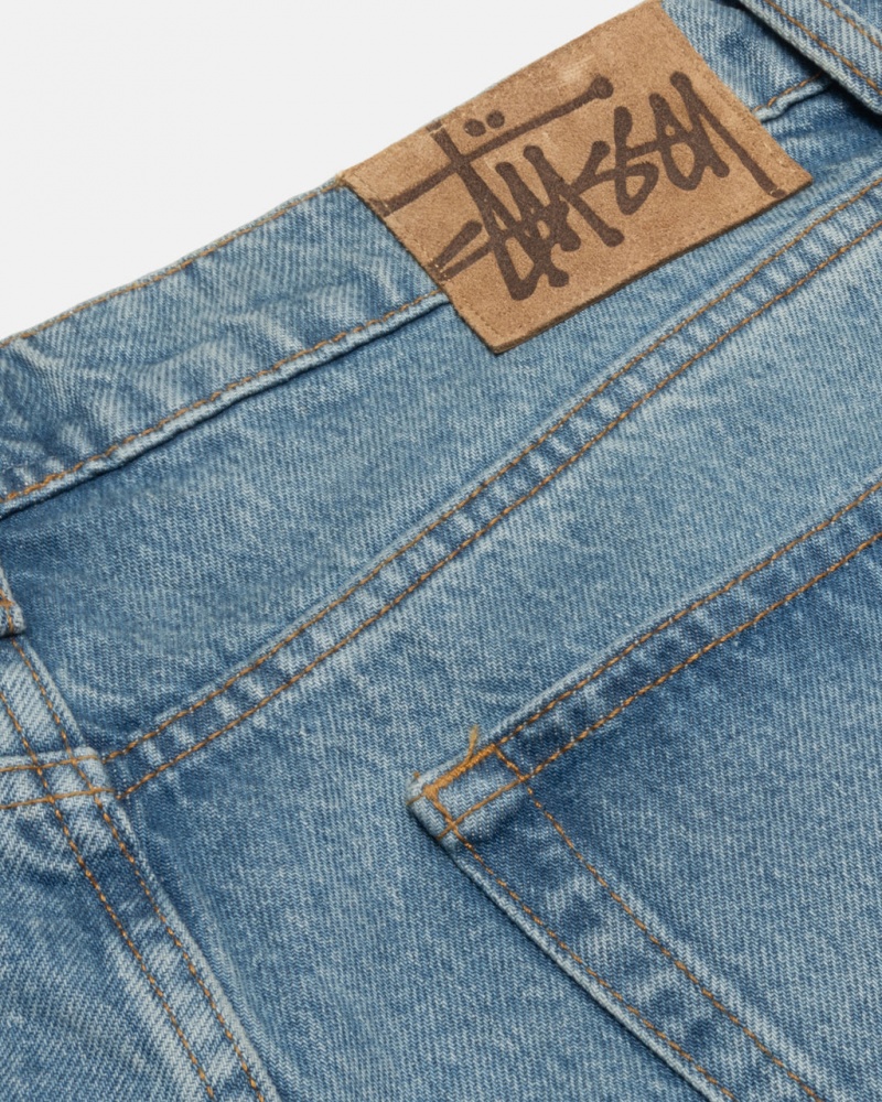 Stussy Big Ol& Jean Denim - Unisex Denim Azuis | LPTTR58300