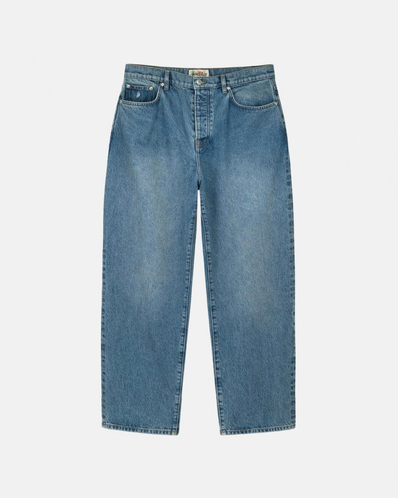 Stussy Big Ol& Jean Denim - Unisex Denim Azuis | LPTTR58300