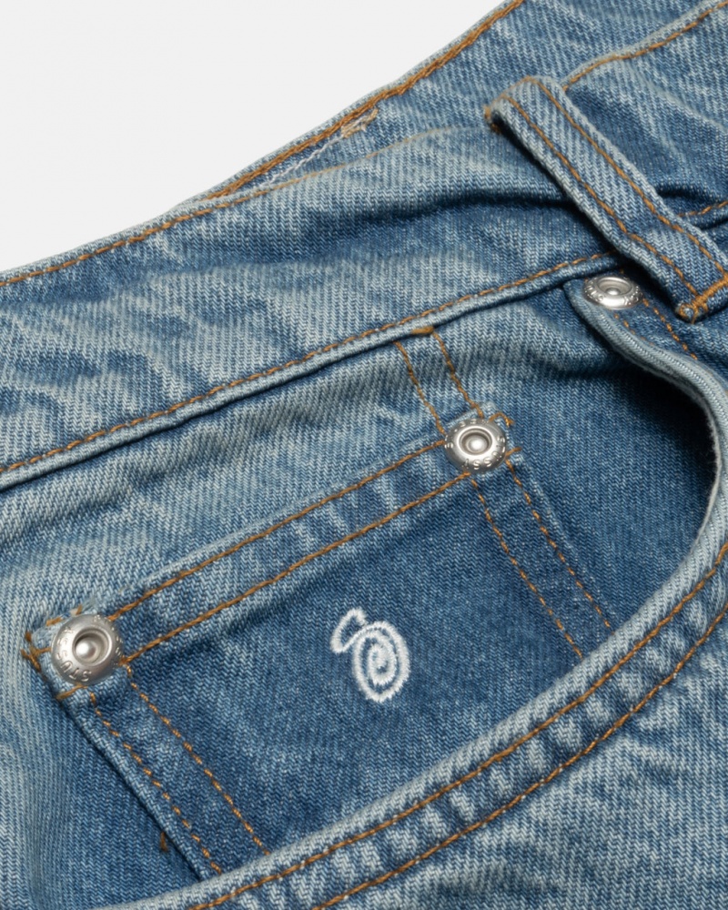 Stussy Big Ol Jean Denim - Unisex Denim Azuis | QPTUV52634