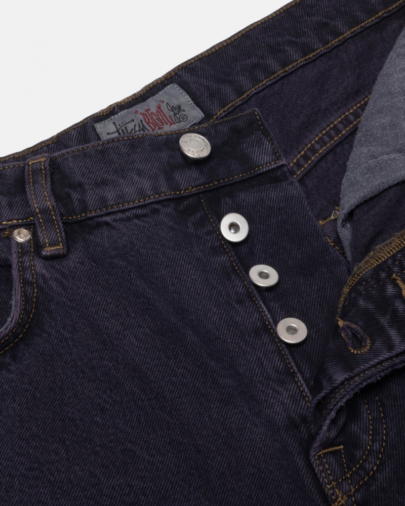 Stussy Big Ol& Jean Denim - Unisex Denim Pretas | PTNZX48528