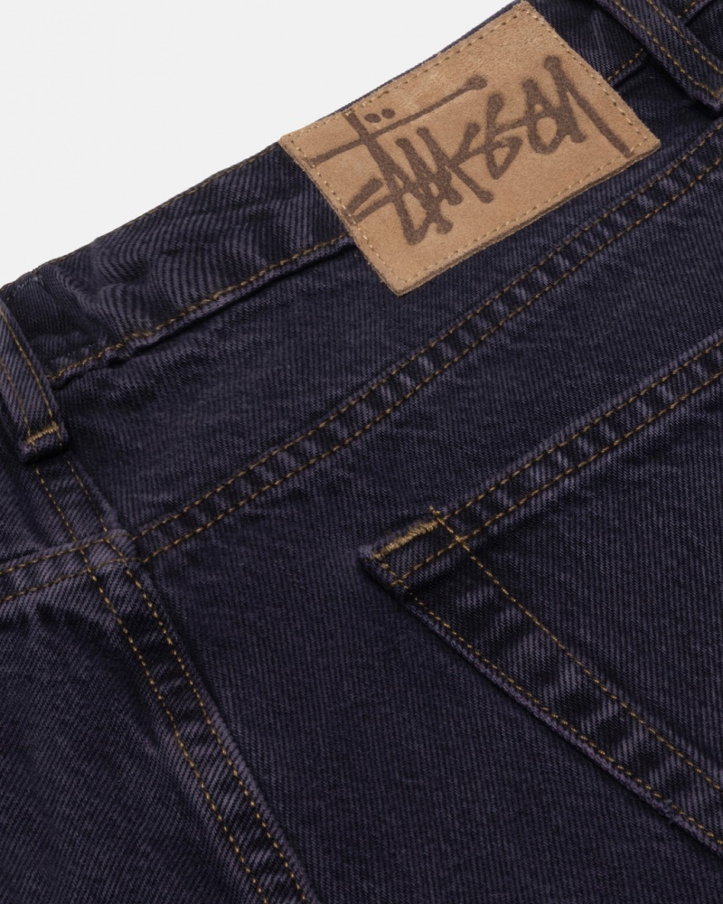 Stussy Big Ol& Jean Denim - Unisex Denim Pretas | PTNZX48528