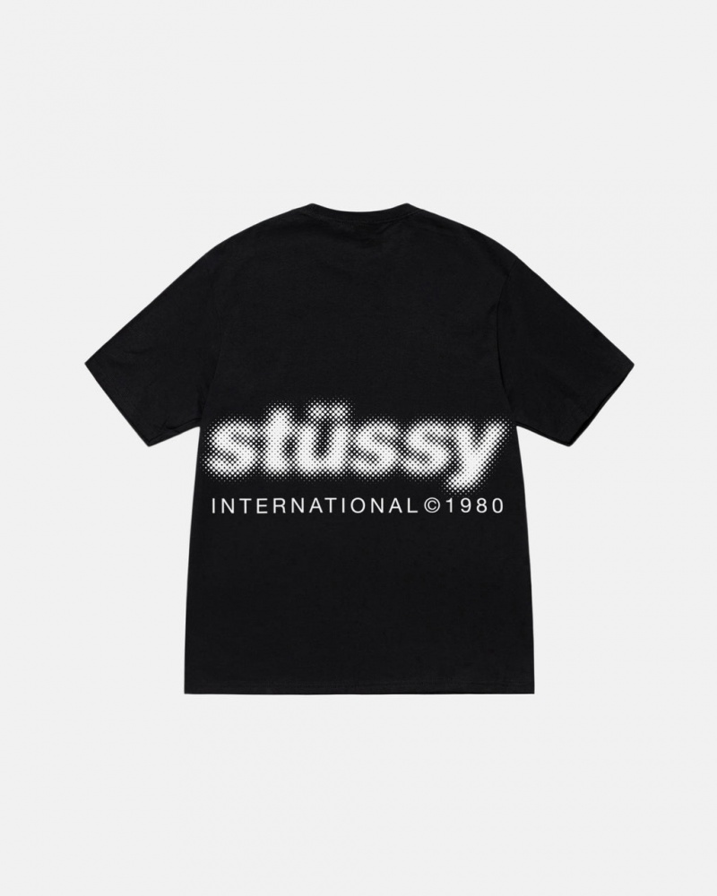 Stussy Blur Tee - Unisex Shortsleeve Pretas | DPTKV28125