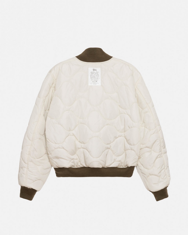 Stussy Built Reversible Bomber Jacket - Unisex Jackets Marrom | PTICD58820