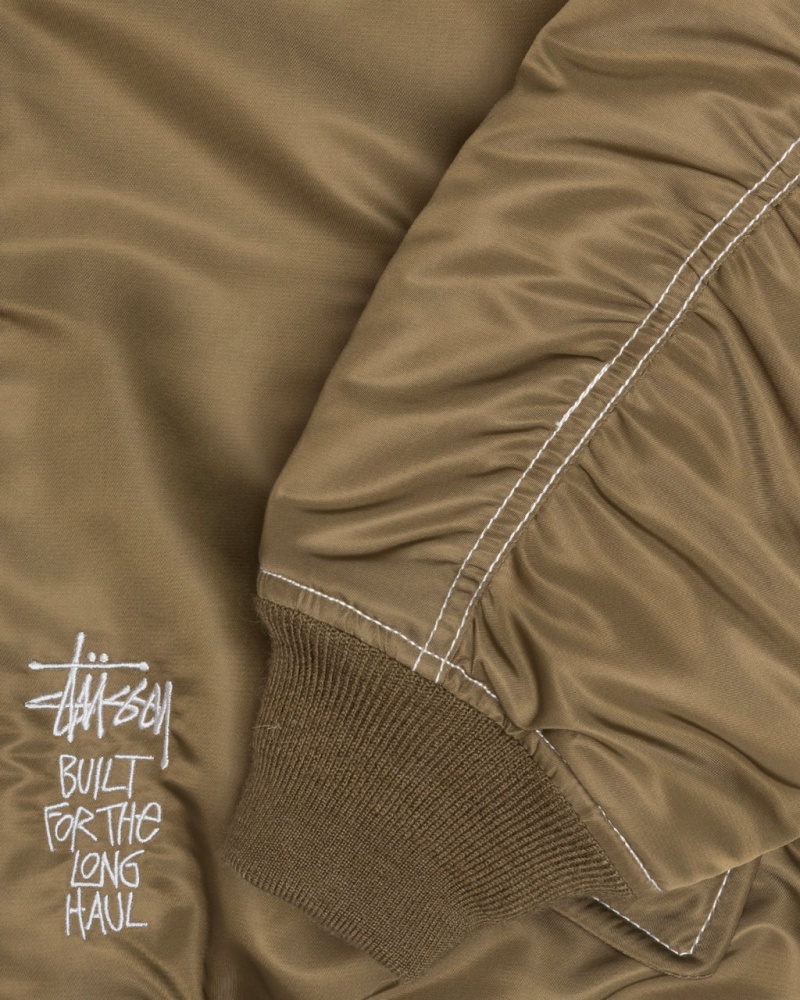 Stussy Built Reversible Bomber Jacket - Unisex Jackets Marrom | PTICD58820