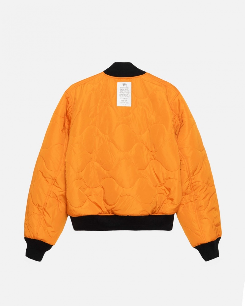 Stussy Built Reversible Bomber Jacket - Unisex Jackets Pretas | YPTGT14589