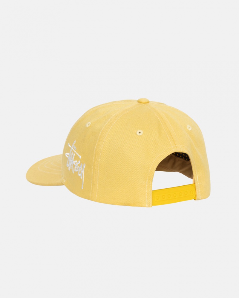 Stussy Chenille S Low Pro Cap - Unisex Mostarda | PTJKU62946