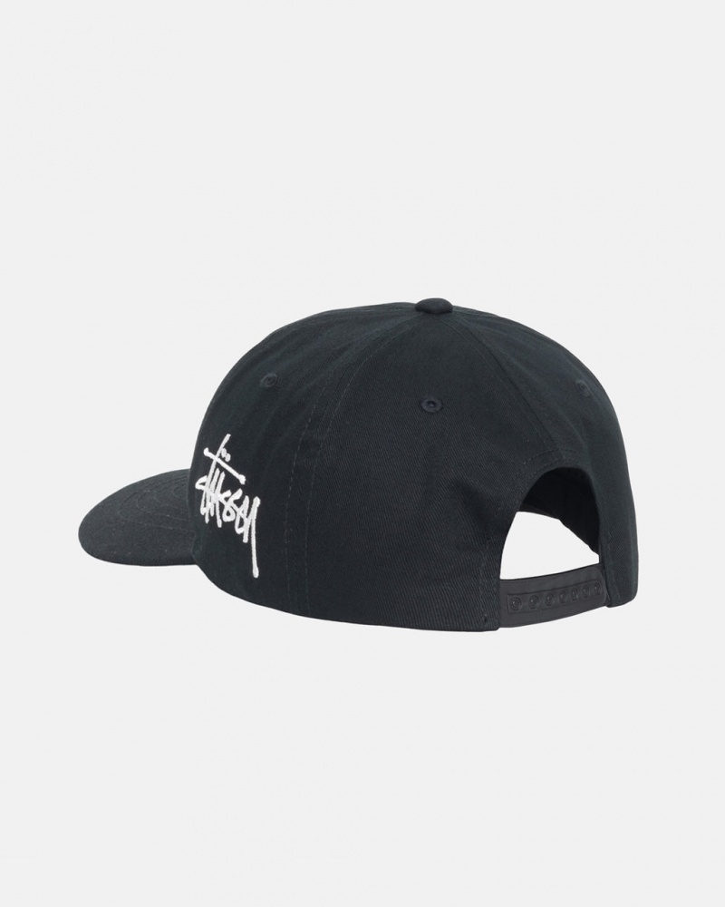 Stussy Chenille S Low Pro Cap - Unisex Pretas | PTNZX55264