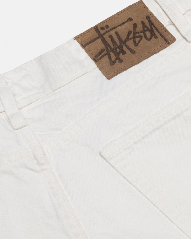 Stussy Classicos Jean Overdyed - Unisex Denim Bege | PTJZR67483