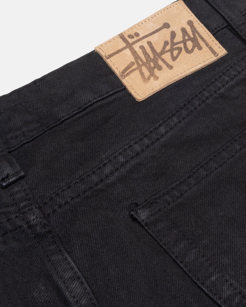 Stussy Classicos Jean Overdyed - Unisex Denim Pretas | ZPTNQ54372