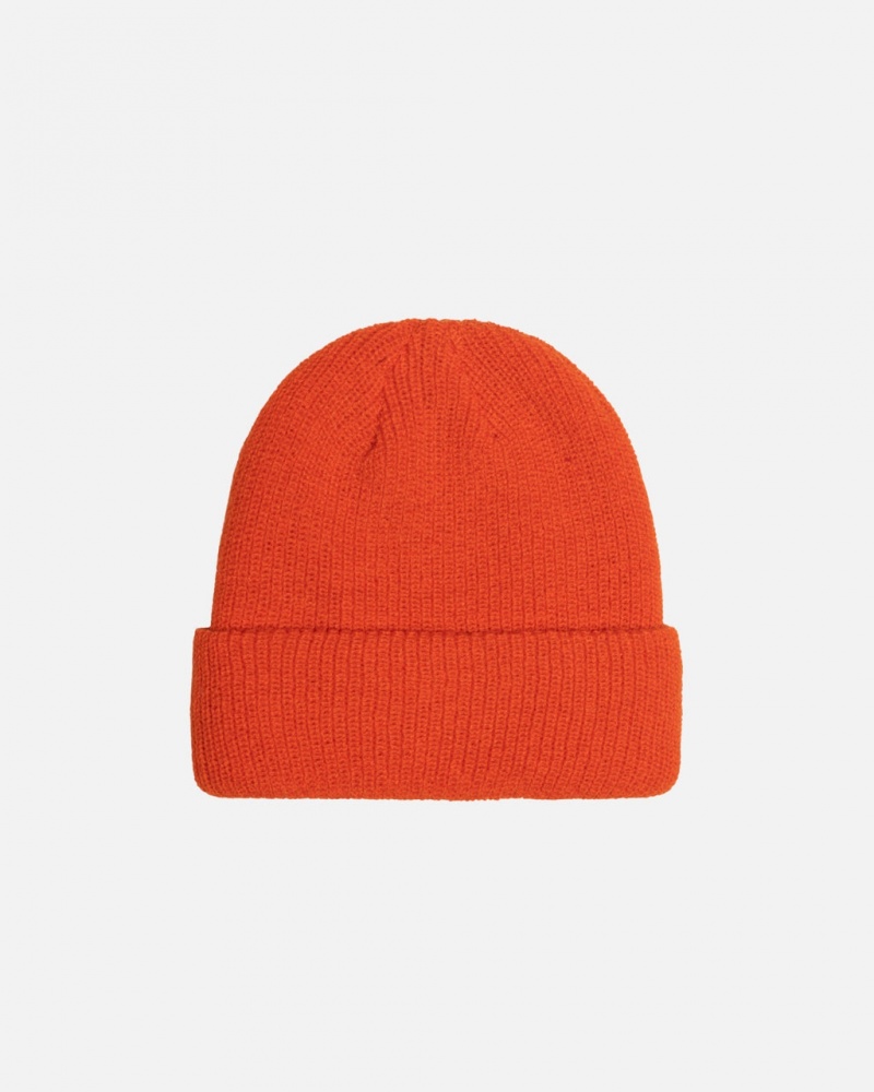 Stussy Cuff Beanie Basic - Unisex Laranja | PTQAV85171