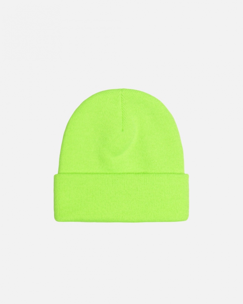 Stussy Cuff Beanie Stock - Unisex Verdes | PTDYB28691