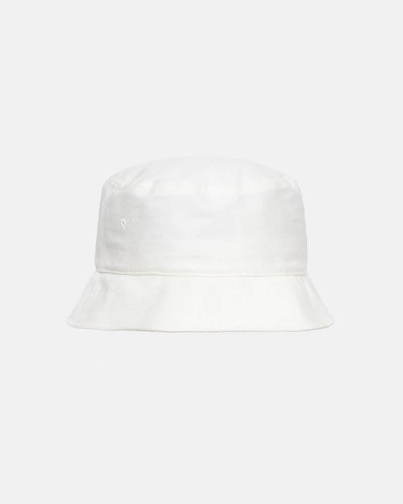 Stussy Deep Bucket Hat SS Link - Unisex Branco | GPTUC29801